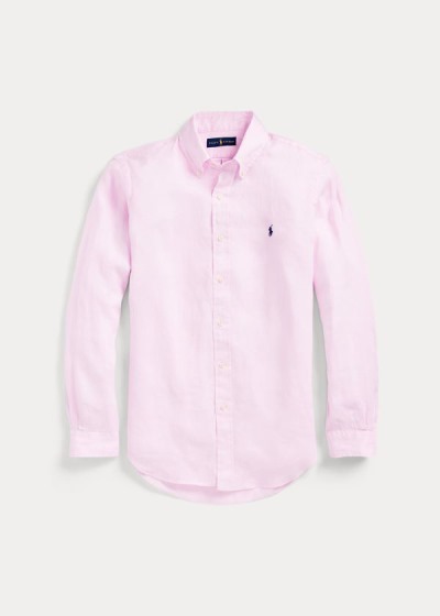 Men's Polo Ralph Lauren Linen Shirts | 215067IBX